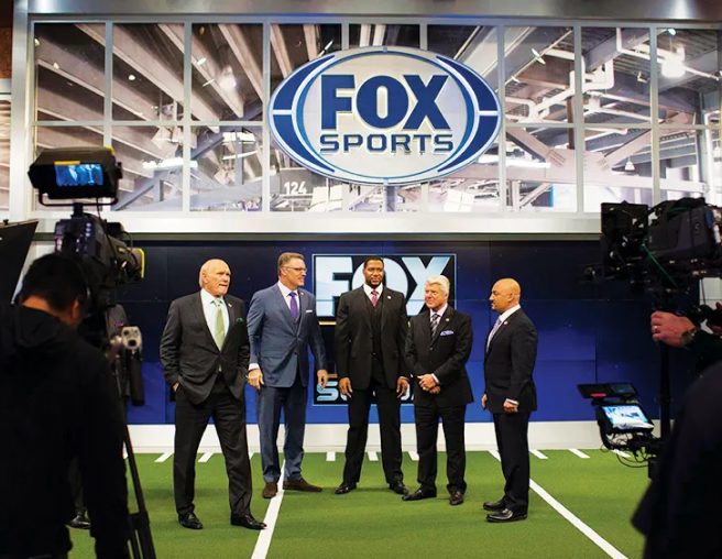 Fox sports broadcasting studio