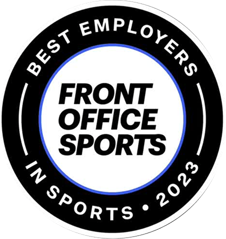 Badge for Front Office Sports Best Employers in Sports 2023