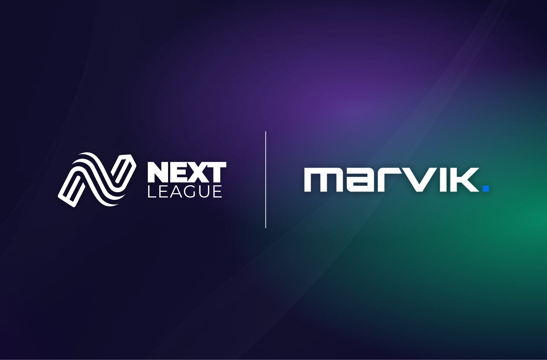 Next league and Marvik logos